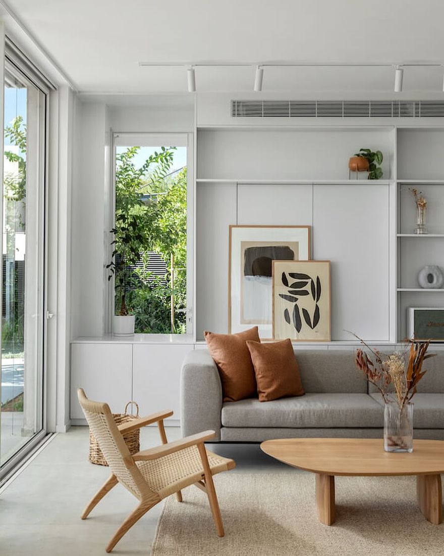 Interior designers styled living room