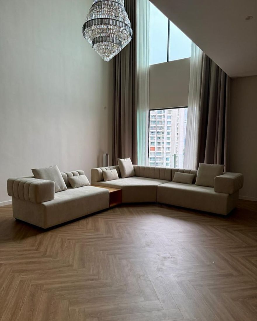 Developer show unit living room